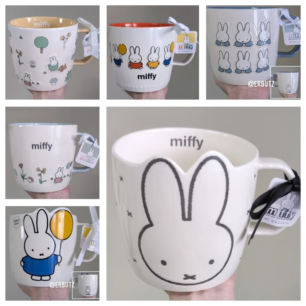 ❌SOLD❌Miffy x Magenta Pastel Spring Mug With Wraparound Graphics 🐰🌷 - Picture 6 of 6